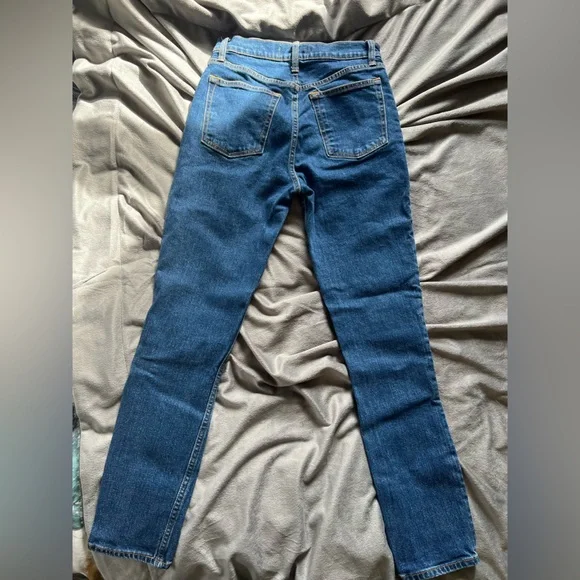 Abercrombie & Fitch Women’s High Rise Skinny Blue Denim Jeans - Picture 3 of 7